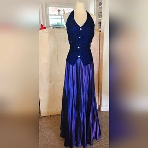 Vintage Navy formal dress